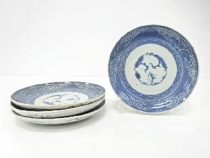 古伊万里　七寸皿　4客揃